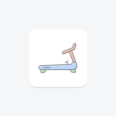 Treadmill, vector, pixel perfect, illustrator file