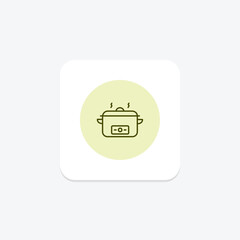 Slow Cooker, vector, pixel perfect, illustrator file