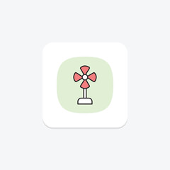 Pedestal Fan, vector, pixel perfect, illustrator file