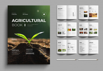 Agricultural Book Layout Template