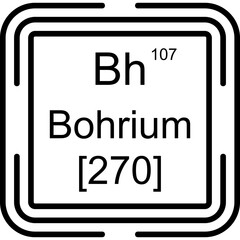 Obraz premium Bohrium Icon