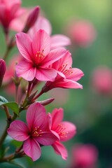 Vibrant blooms gently sway, soft focus, blurred background , soft, nature photography, lavender
