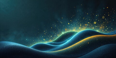 Ethereal Waves of Light and Particles in a Cosmic Landscape