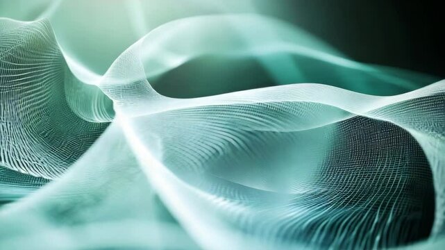 abstract blue wave line background