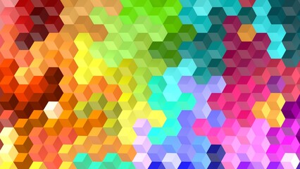 abstract colorful mosaic background