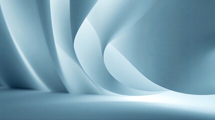 Soft blue and white gradient abstract background with smooth color transitions and atmospheric lighting in minimalist composition, perfect for modern design and creative projects