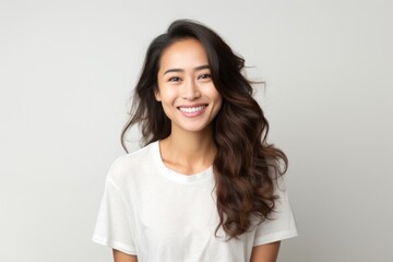 Smile happy white background individuality.