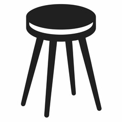 wooden chair isolated on white