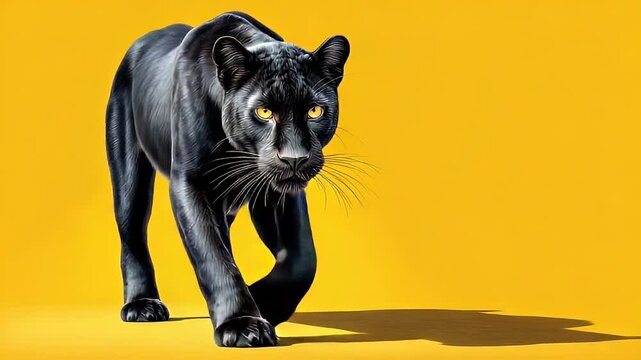 Black panther portrait