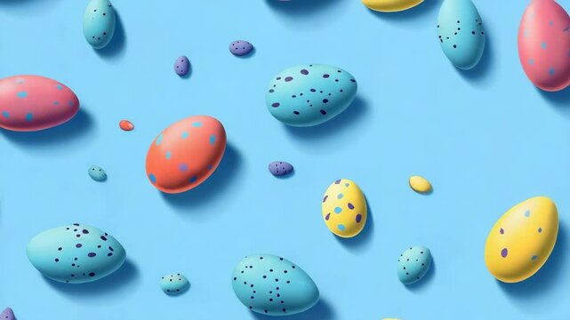 colorful easter eggs