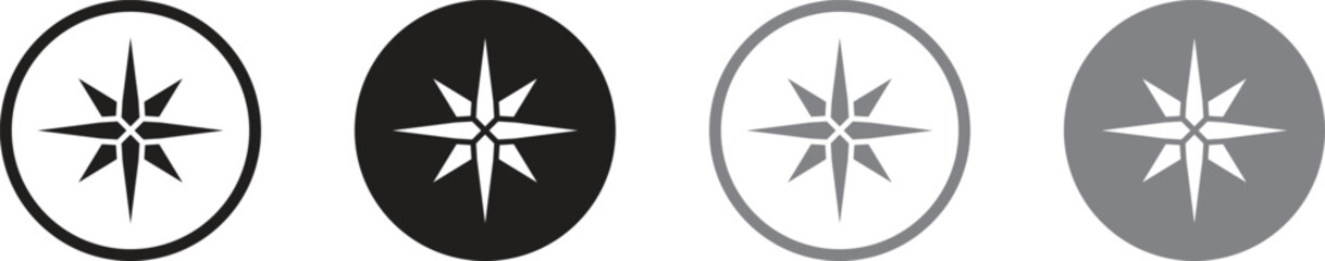  Star vector icons. Golden and Black set of Stars, isolated on transparent background. 