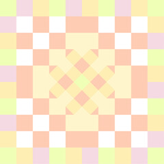 Captivating Distorted Checkerboard Mesmerizing Pastel Swirl with Fluid Contours
