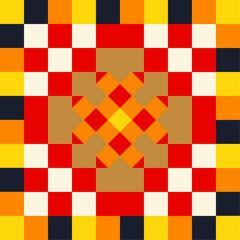 Mesmerizing Pastel Checkerboard Transformed into a Fluid, Wavy Swirl