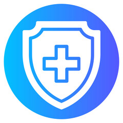 Obraz premium health insurance gradient icon