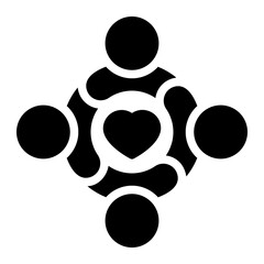 organization glyph icon