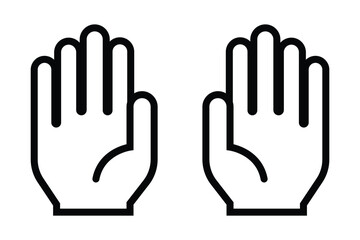 Hand icon set. hand vector icon, palm,click. Raised fist line art vector illustration, clenched fist hand sign,fist up hand symbol clip art image,Hand fist black silhouette vector perfect for powerful