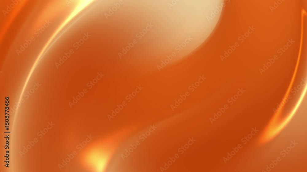 Poster abstract animation with swirling orange and amber hues creating a warm, flowing effect. smooth, lumi
