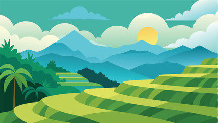 Obraz premium silhouette of elephants on savanna at sunset