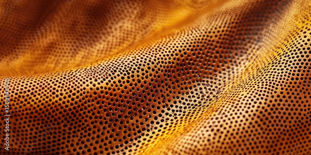 Poster high-resolution macro shot of intricate dotted patterns with layered textures, ideal for artistic de