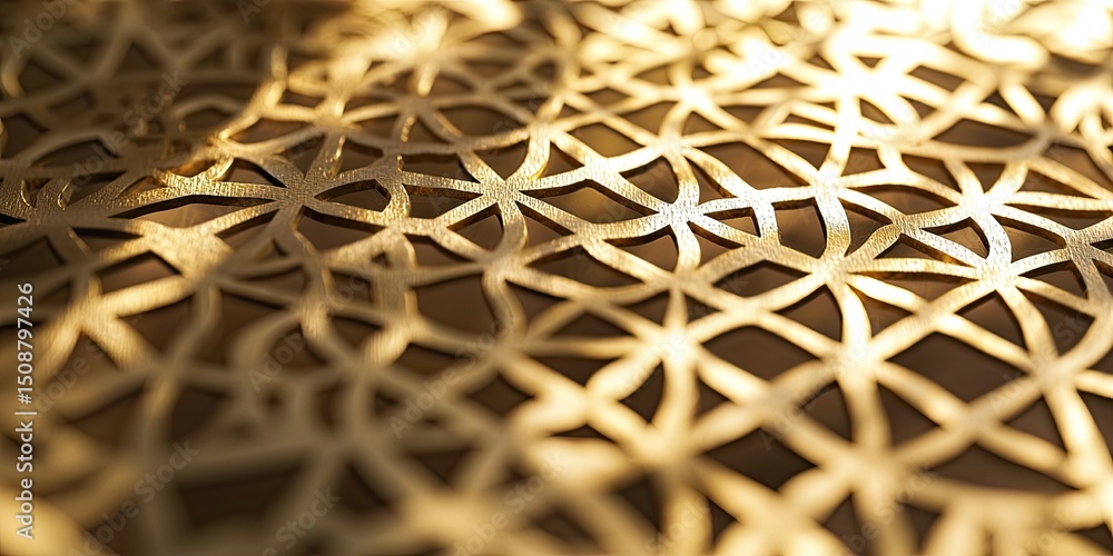 Poster intricate yet subtle patterns in muted colors with soft shadows, ideal for refined minimalist backgr