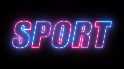 glow sport text effect mockup
