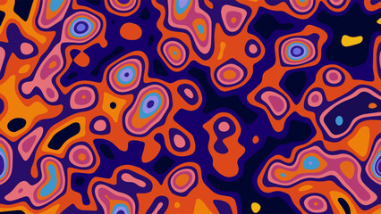 COLORFUL TEMPLATE ABSTRACT PAPER CUT PATTERN DESIGN FLAT PURPLE ORANGE BLUE COLOR FOR WALLPAPER BACKGROUND ELEMENT VECTOR 