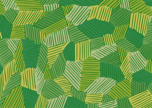 Illustration graphique, symbole champs vus du ciel