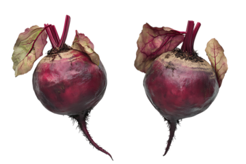 Creative beetroot cocktail glasses, food and drink concept.