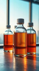 bottles of medicine
