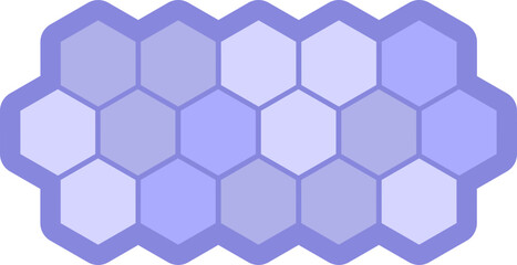 육각형 벌집 도형 패턴