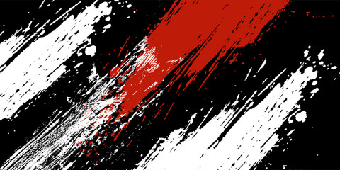 black white and red grunge texture background. eps 10