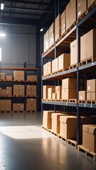 SME Packaging in Warehouse Light