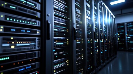 Server room data center network technology infrastructure