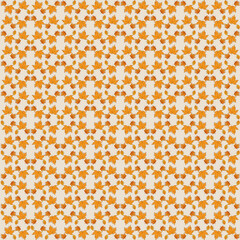 vector seamless floral pattern with flowers and leaves autumn theme