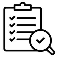 Assesment icon in vector illustration