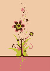 vector illustration of a flower