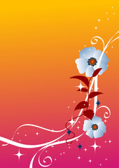 vector illustration of a flower