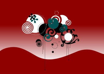 vector illustration of a flower