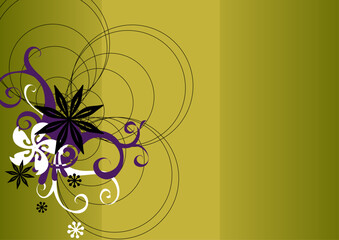 vector illustration of a flower