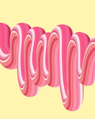 Spiral artistic pastel color abstract  illustration for wallpaper background