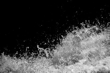 しぶき背景素材、水しぶき