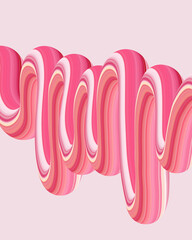 Spiral artistic pastel color abstract  illustration for wallpaper background