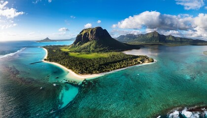 stunning view of gunner s quoin coin de mire island mauritius