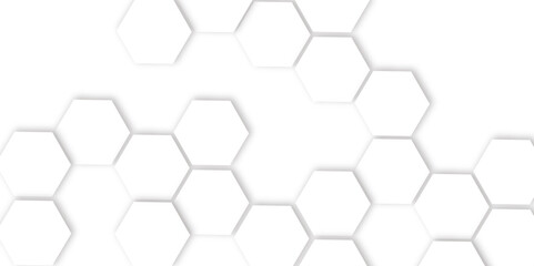 clean, modern background with white hexagons and subtle gray shadows, creating a modern geometric pattern