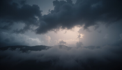 Fototapeta premium time lapse of clouds in the sky
