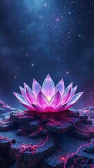 pink lotus flower