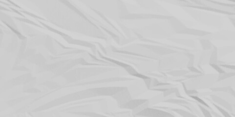 Obraz premium Abstract wrinkled creased crumple ragged parchment empty wrinkle cardboard blank ripped surface wrinkle old paper white crumple texture background. 