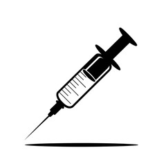 Fototapeta premium clipart illustration of a syringe tube