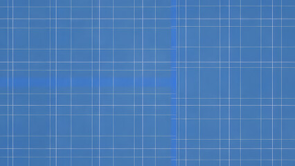 Architectural blueprint style grid design with blue and white lines for creative projects