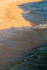 Beautiful beach in Podstrana, small coastal town near Split, Croatia.